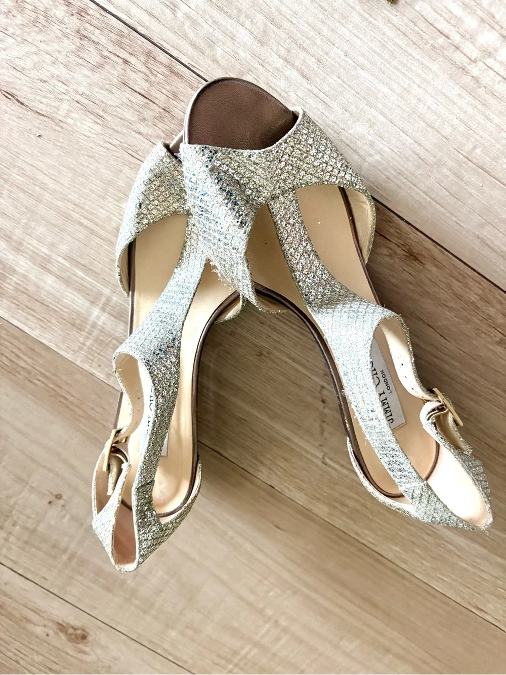VTG Jimmy Choo Crystal Sandal
